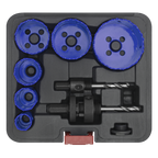 Electrician's Hole Saw Kit 9pc WSEHSK