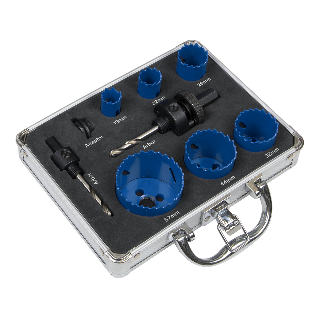 Plumber's Hole Saw Kit 9pc WSPHSK