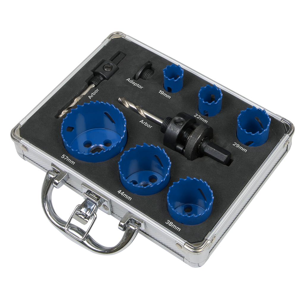 Plumber's Hole Saw Kit 9pc WSPHSK