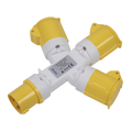 2P+E 3-Way Adaptor 110V WSTWA