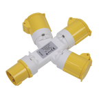 2P+E 3-Way Adaptor 110V WSTWA