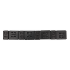 Black Steel Adhesive Wheel Weight 5/10g Strip of 8 - Pack of 50 WWSA510B