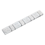 Steel Adhesive Wheel Weight 5/10g Strip of 8 - Pack of 100 WWSA510