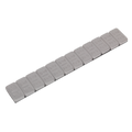 Plastic Coated Zinc Plated Steel Adhesive Wheel Weight 5g Strip of 12 - Pack of 100 WWSA5PC