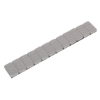 Plastic Coated Zinc Plated Steel Adhesive Wheel Weight 5g Strip of 12 - Pack of 100 WWSA5PC