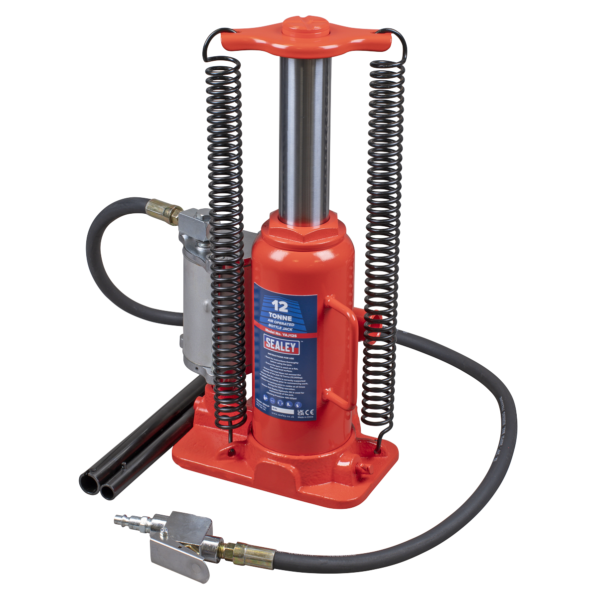 Air Operated Hydraulic Bottle Jack 12 Tonne YAJ12S