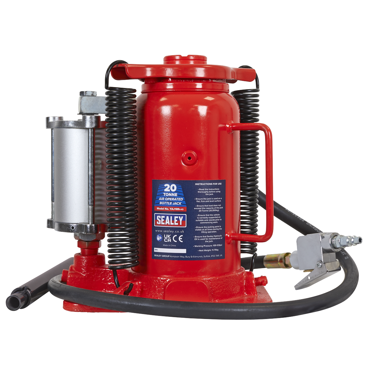 Air Operated Bottle Jack 20 Tonne YAJ18S