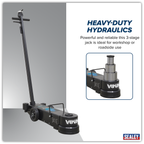 Long Reach/Low Profile Air Operated Telescopic Jack 20-60 Tonne YAJ20-60LR