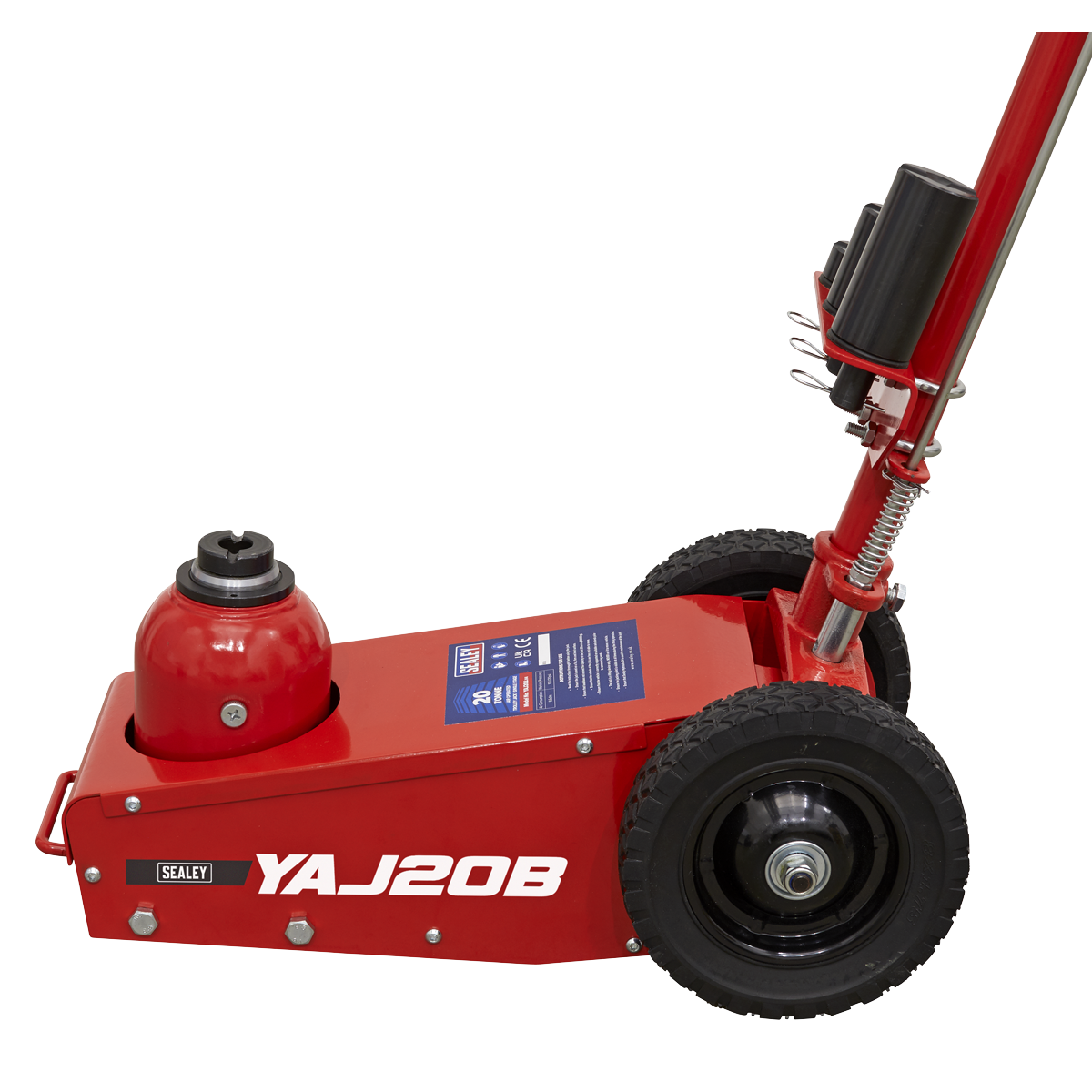 Air Operated Single Stage Trolley Jack 20 Tonne YAJ20B