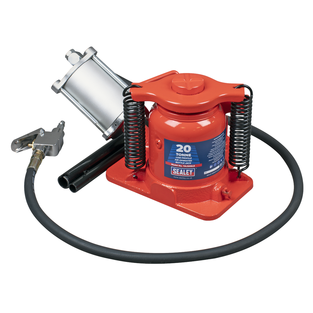 Low Profile Air Operated Hydraulic Bottle Jack 20 Tonne YAJ20SLE