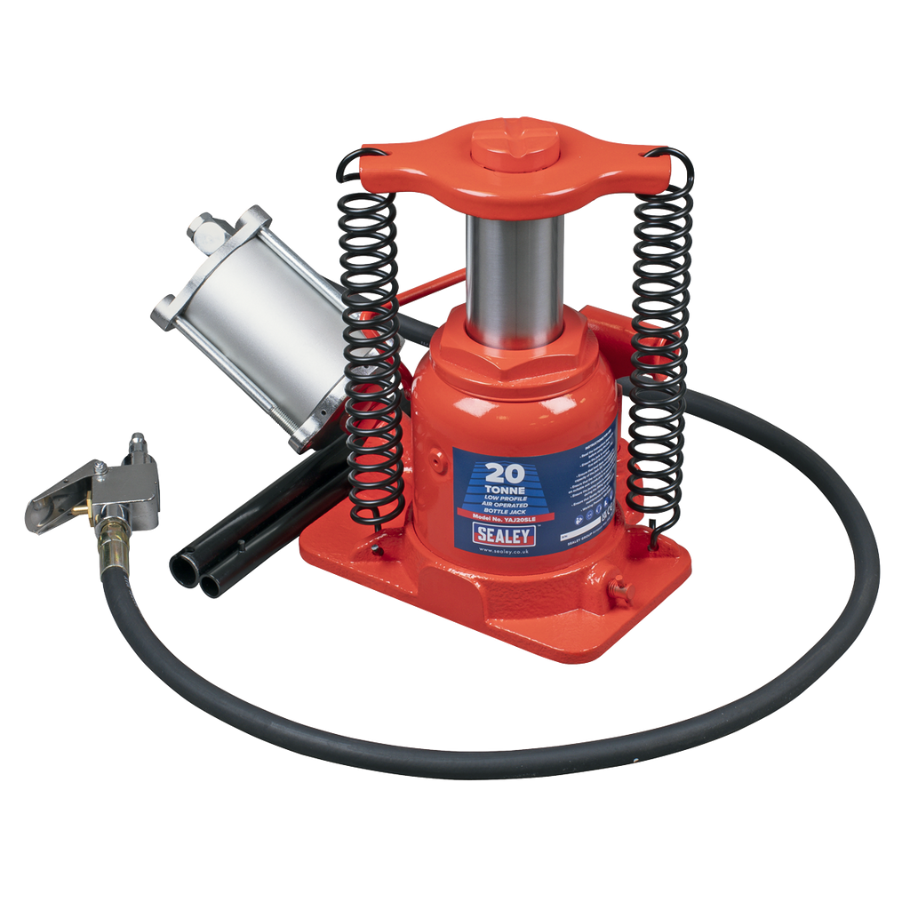 Low Profile Air Operated Hydraulic Bottle Jack 20 Tonne YAJ20SLE