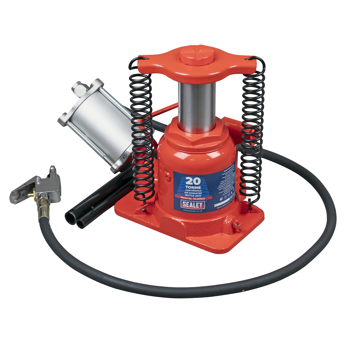 Low Profile Air Operated Hydraulic Bottle Jack 20 Tonne YAJ20SLE