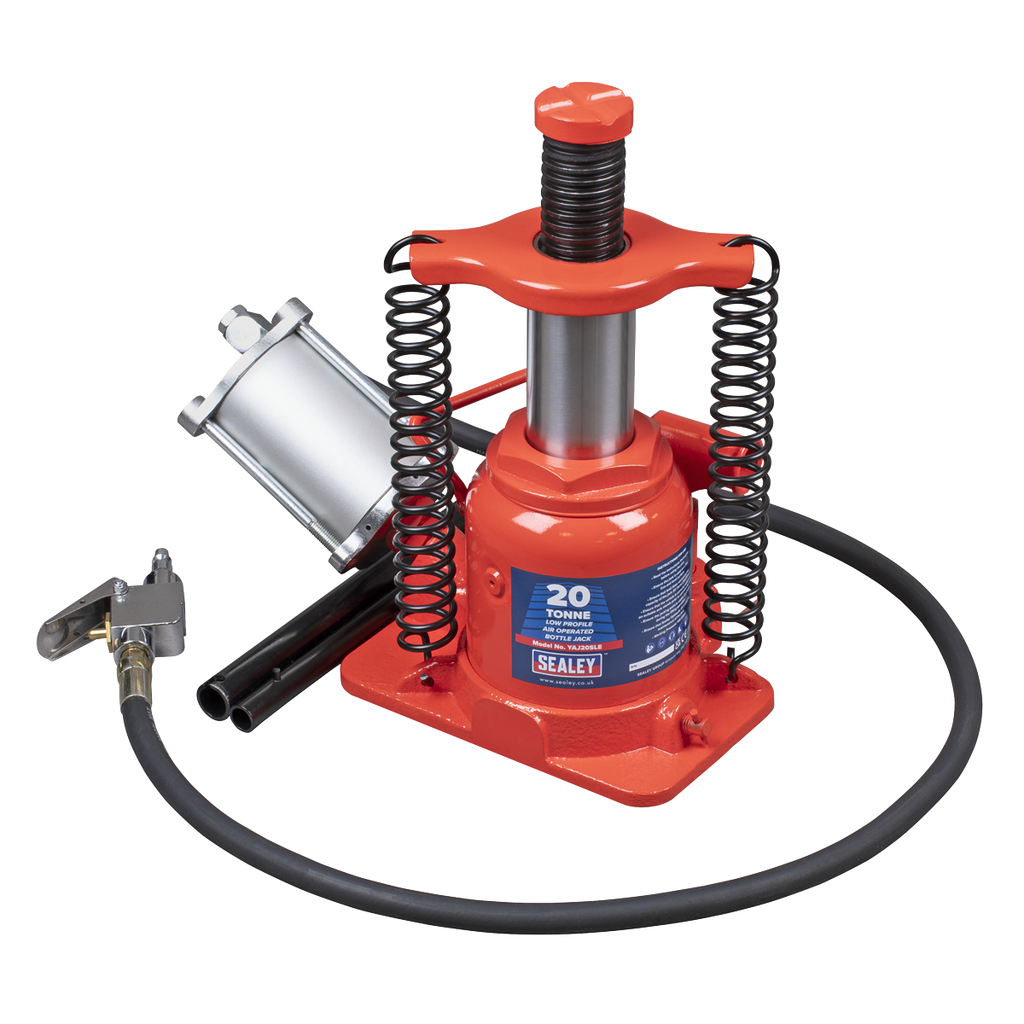 Low Profile Air Operated Hydraulic Bottle Jack 20 Tonne YAJ20SLE