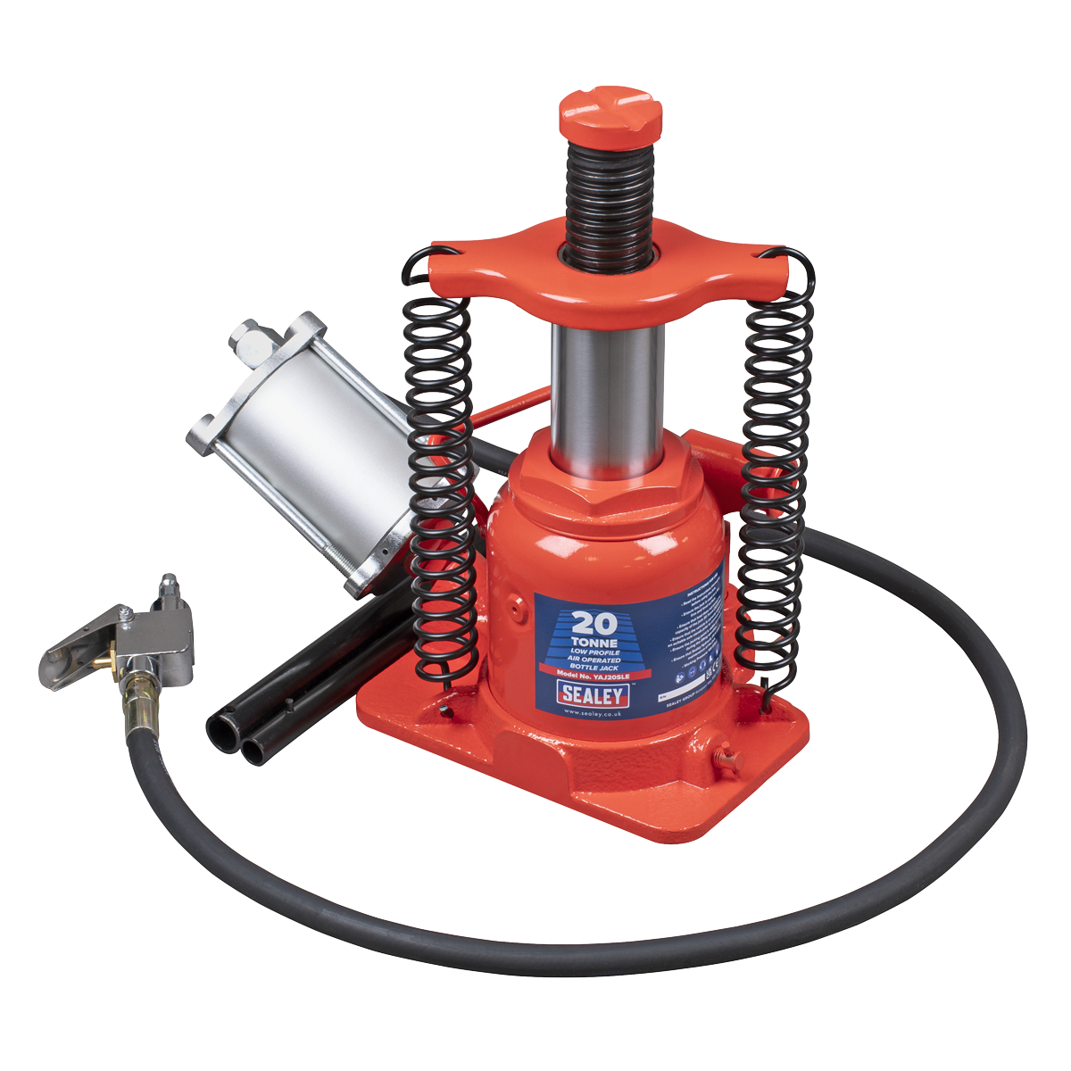 Low Profile Air Operated Hydraulic Bottle Jack 20 Tonne YAJ20SLE