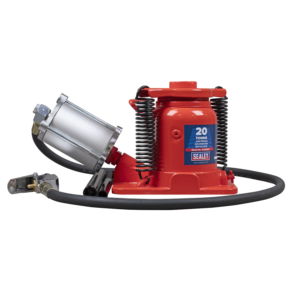 Low Profile Air Operated Hydraulic Bottle Jack 20 Tonne YAJ20SLE