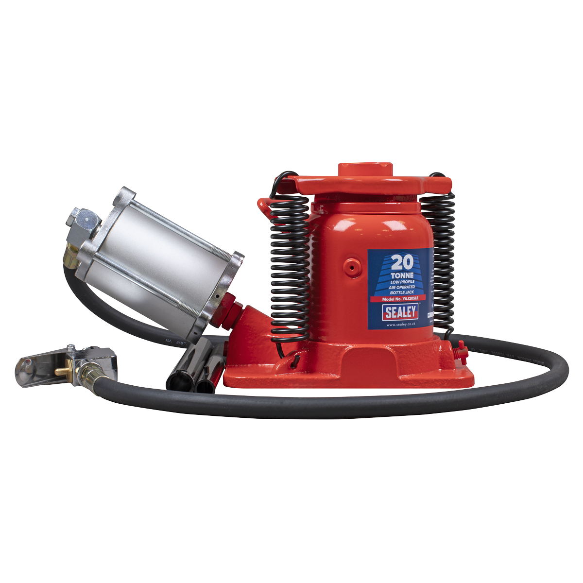 Low Profile Air Operated Hydraulic Bottle Jack 20 Tonne YAJ20SLE