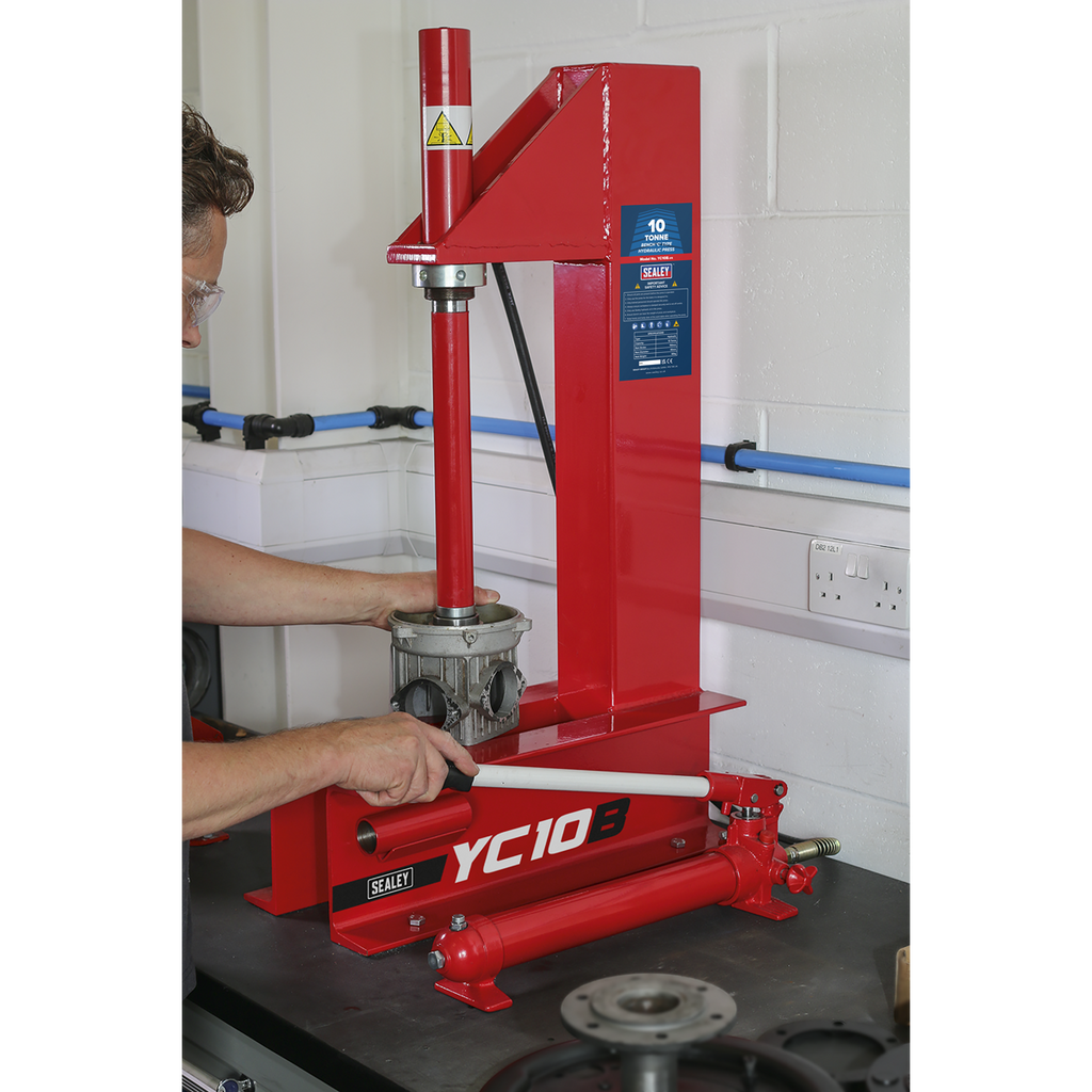10 Tonne Bench 'C' Type Hydraulic Press YC10B