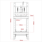 Hydraulic Floor Type Press 10 Tonne YK10ECF