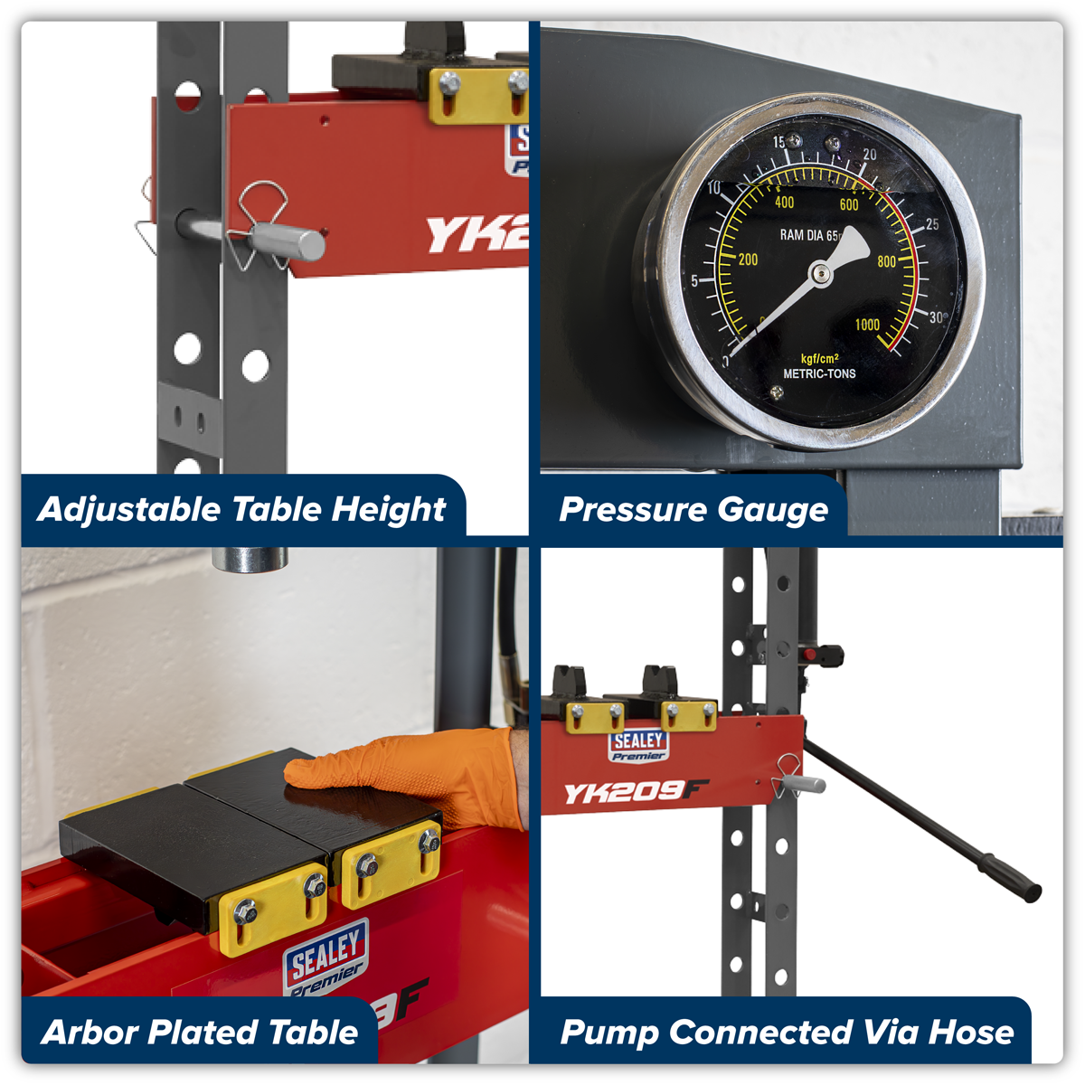 Heavy-Duty Floor Type Hydraulic Press 20 Tonne YK209F