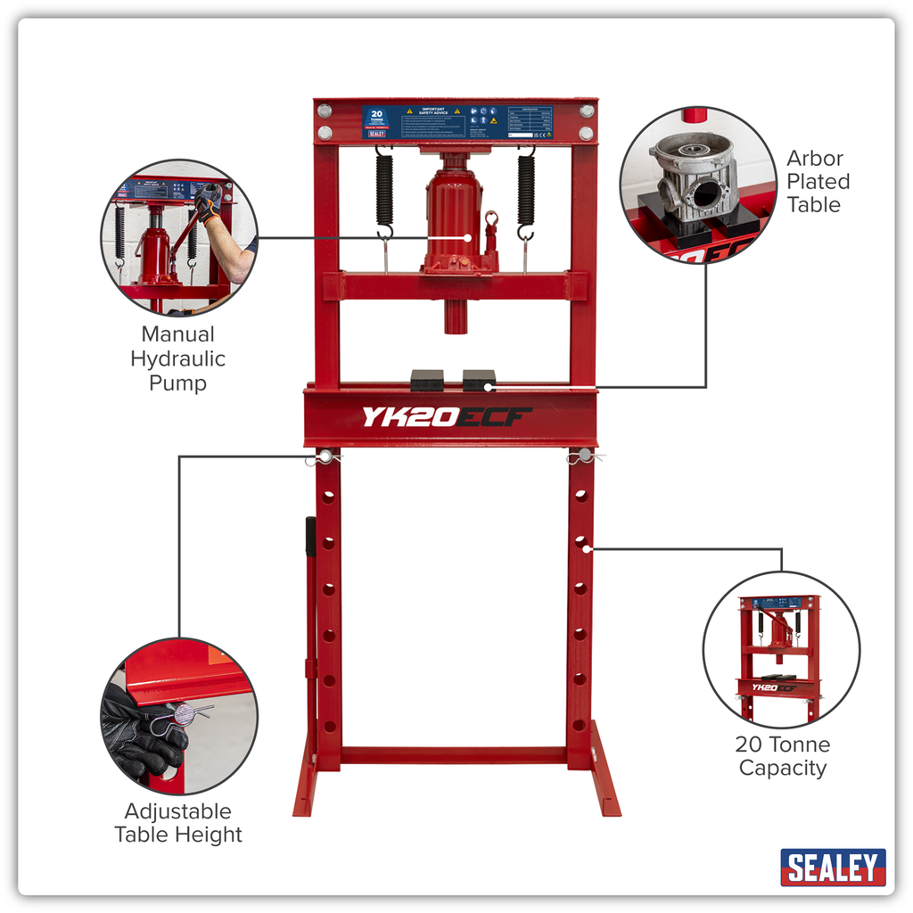 Hydraulic Floor Type Press 20 Tonne YK20ECF