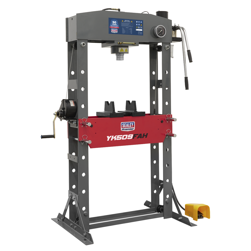 Air/Hydraulic Floor Type Press with Foot Pedal 50 Tonne YK509FAH