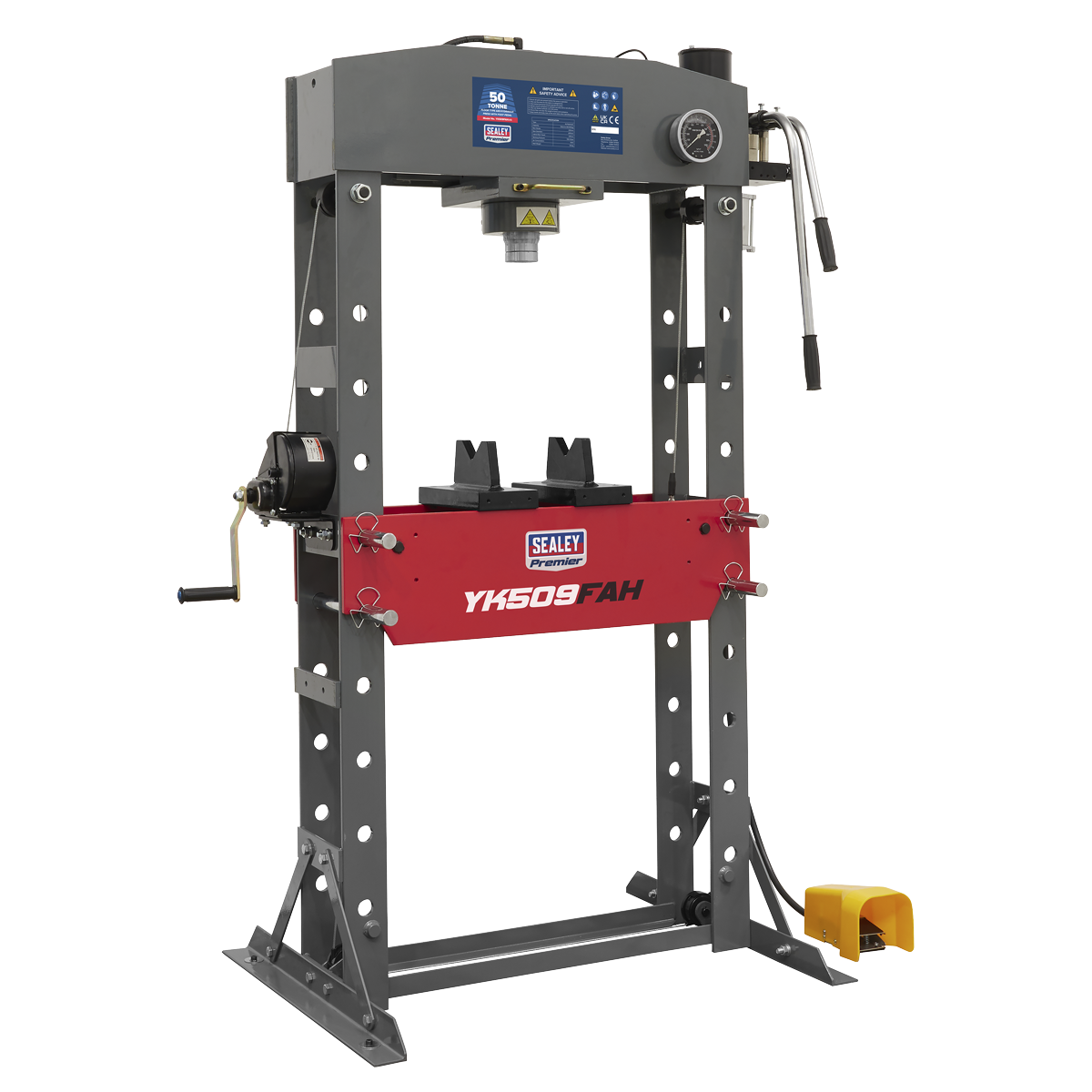 Air/Hydraulic Floor Type Press with Foot Pedal 50 Tonne YK509FAH