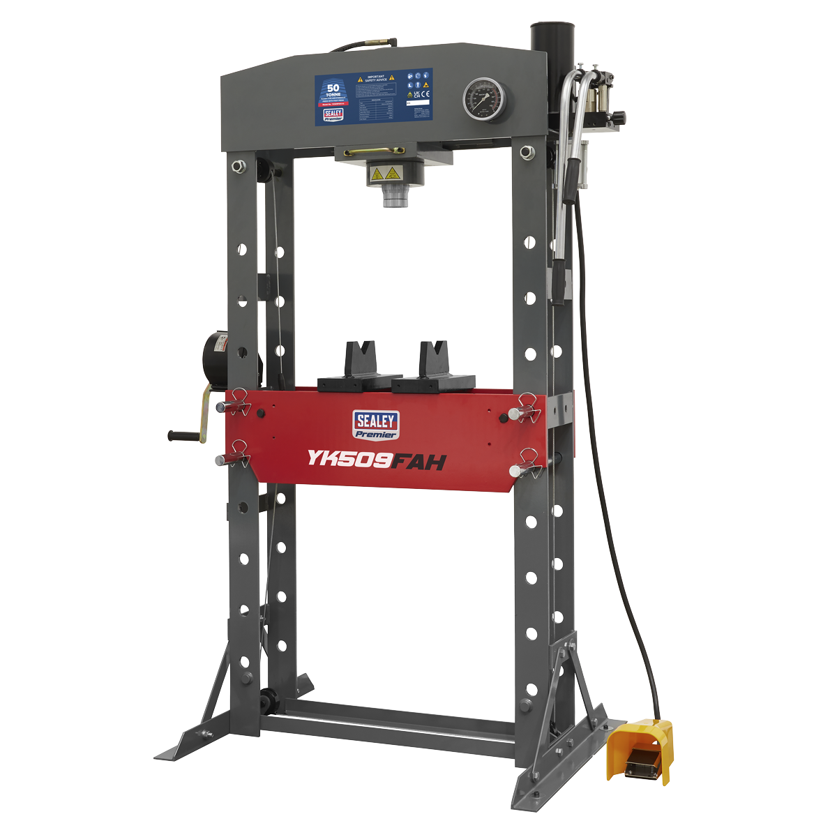 Air/Hydraulic Floor Type Press with Foot Pedal 50 Tonne YK509FAH