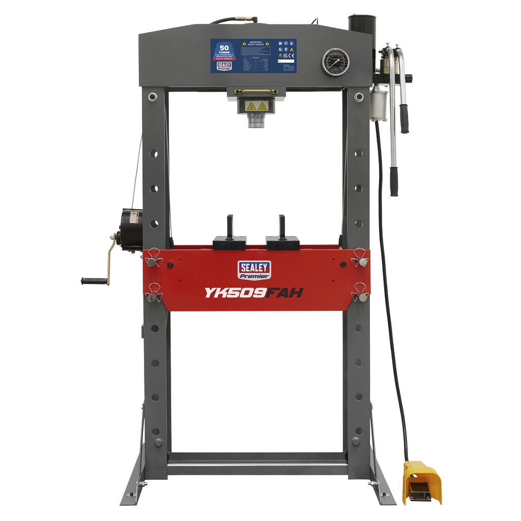 Air/Hydraulic Floor Type Press with Foot Pedal 50 Tonne YK509FAH