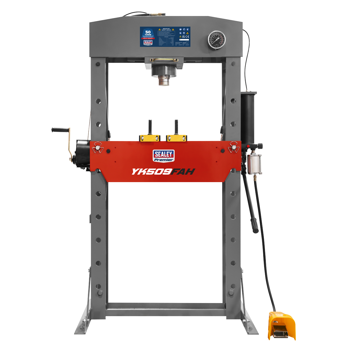 Air/Hydraulic Floor Type Press with Foot Pedal 50 Tonne YK509FAH