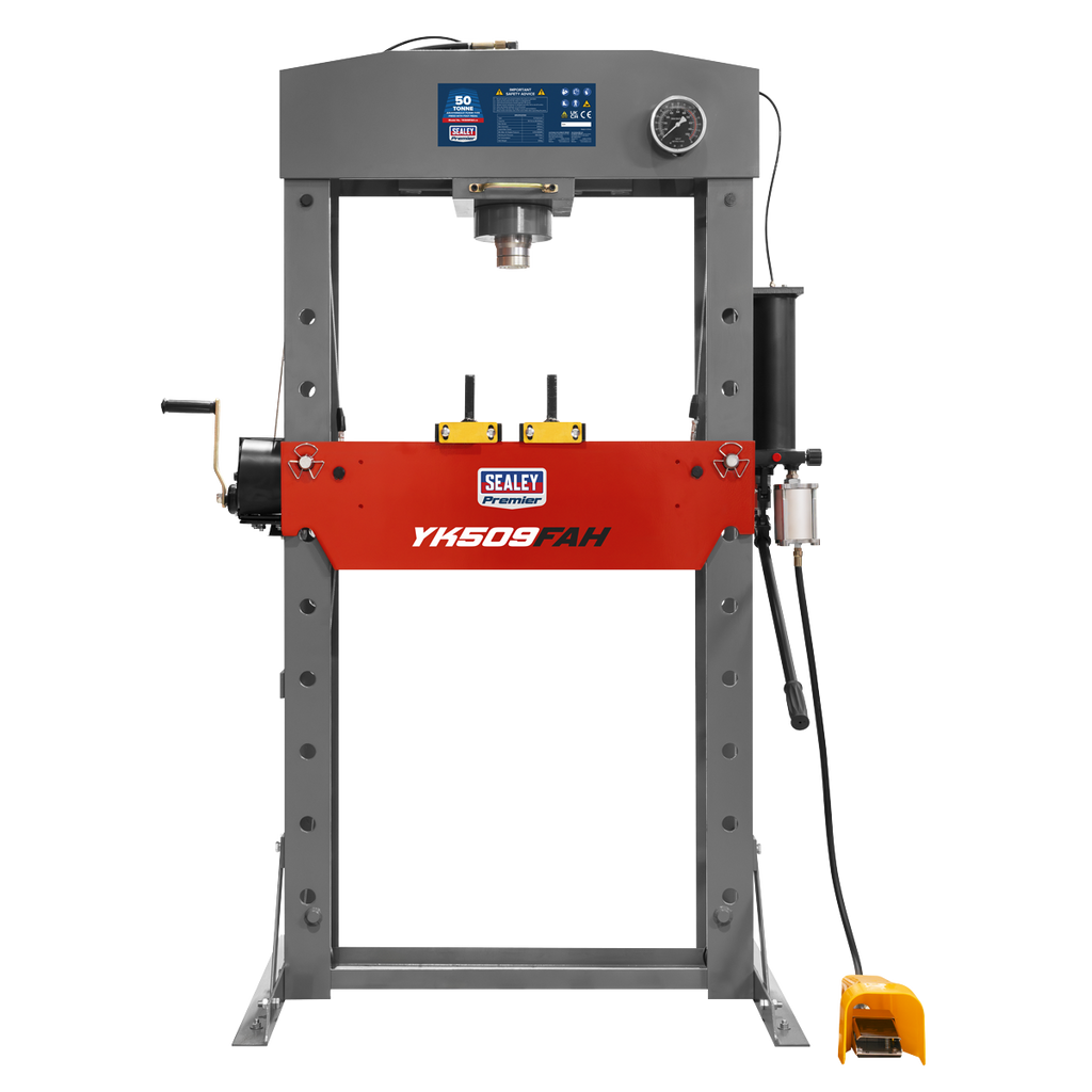 Air/Hydraulic Floor Type Press with Foot Pedal 50 Tonne YK509FAH