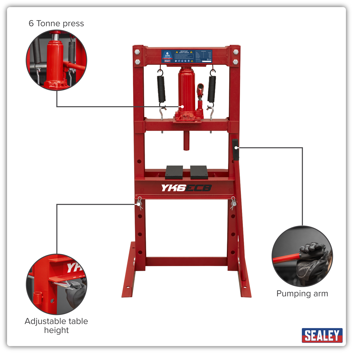 Hydraulic Bench Type Press 6 Tonne YK6ECB
