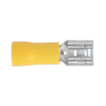 Push-On Female Terminal 6.3mm, Yellow - Pack of 100 YT13