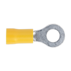 Easy-Entry Ring Terminal 6.4mm (1/4"), Yellow - Pack of 100 YT19