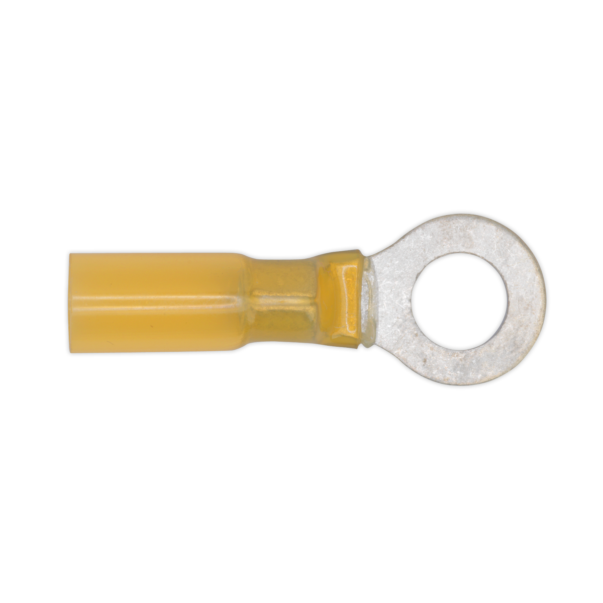 Heat Shrink Ring Terminal 8.4mm, Yellow - Pack of 25 YTSR2584