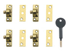 8K118 Economy Window Lock White Finish Pack of 4 Visi