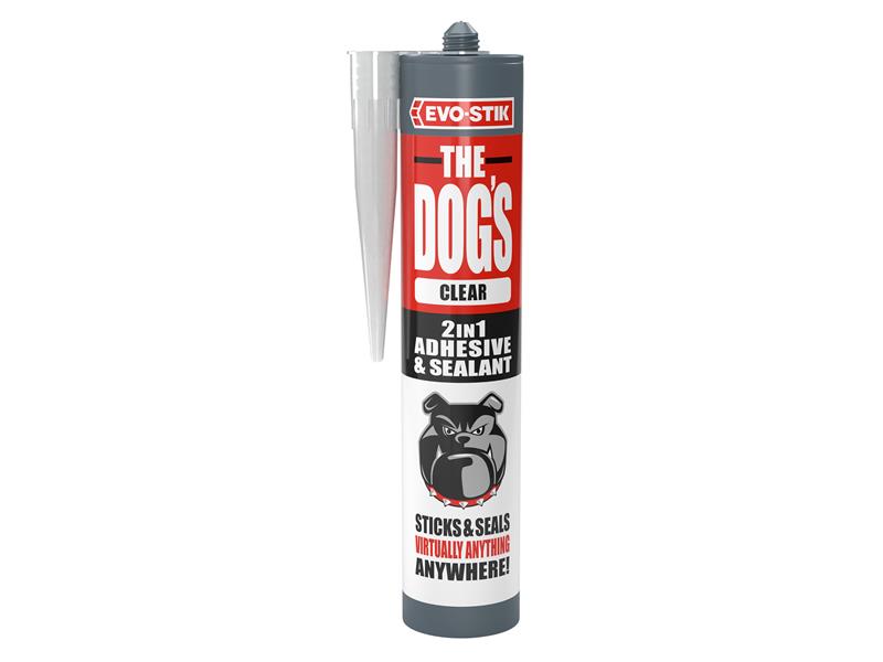 The Dog's Multipurpose Adhesive & Sealant  Crystal Clear 290ml                  