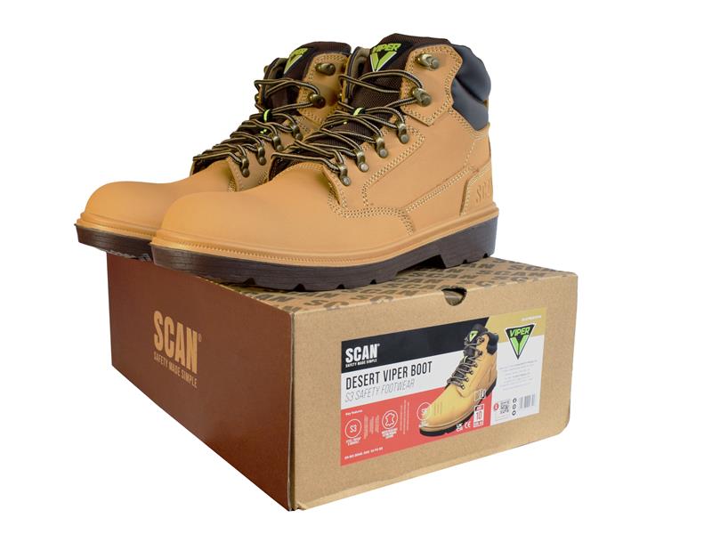 Desert Viper S3 Safety Boots UK 9 EUR 43
