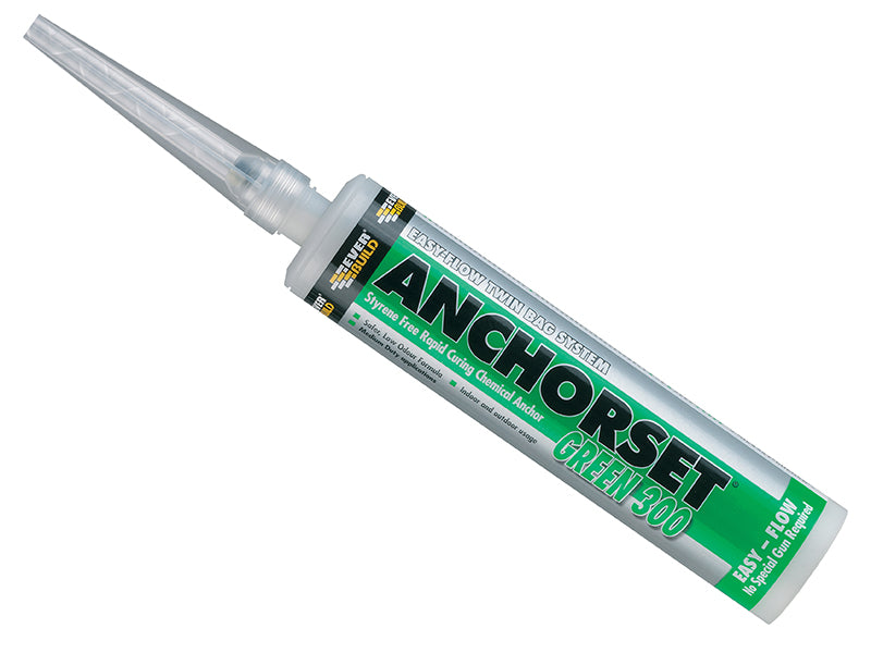 Green 300 Anchorset Chemical Anchor 300ml                                       