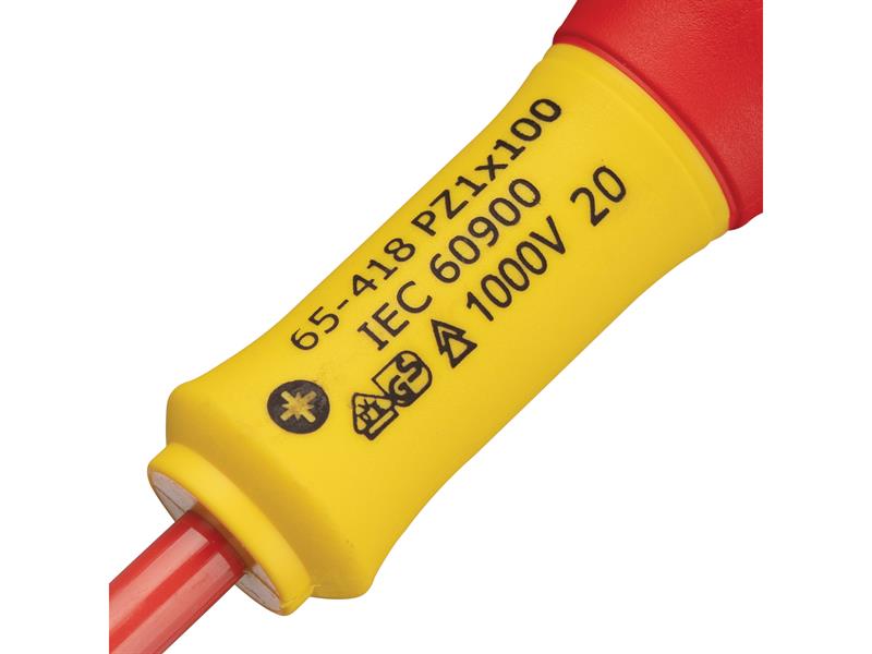 FatMax® VDE Insulated Screwdriver Pozidriv Tip PZ2 x 125mm