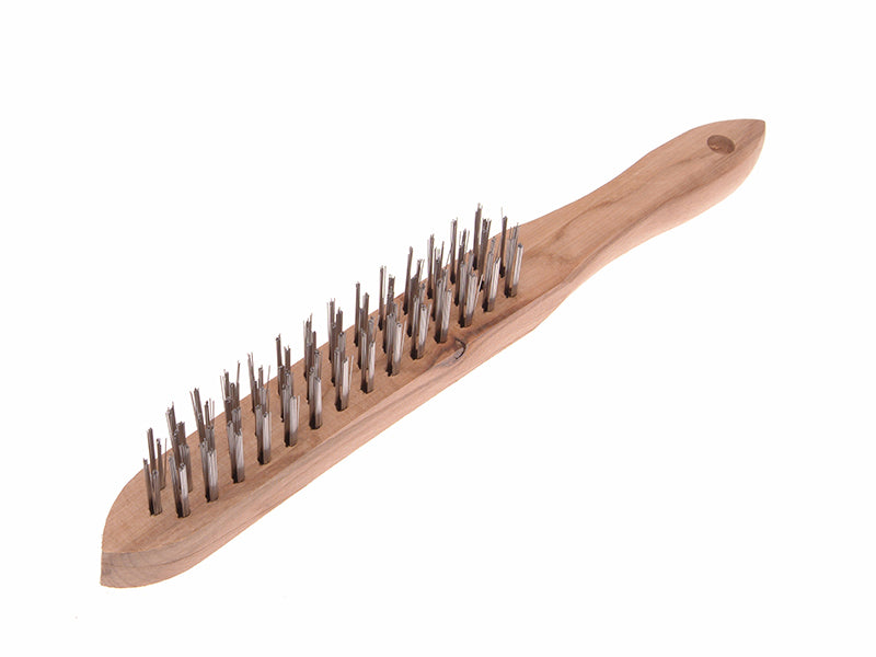 580/4S Lightweight Scratch Brush with Scraper - 4 Row