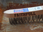 Heavy-Duty Scratch Brush, Three Row                                             