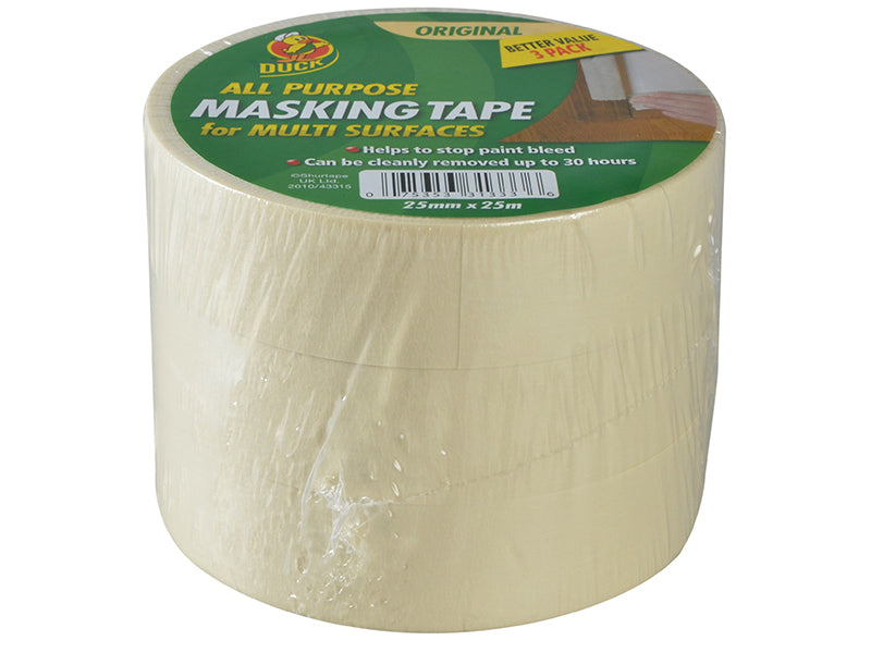 Duck Tape® All-Purpose Masking Tape 50mm x 50m