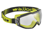 Spectrum Platinum Clear Vented Safety Googles, Black/Yellow                     