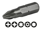 Pozi S2 Grade Steel Screwdriver Bits PZ3 x 50mm (Pack 3)