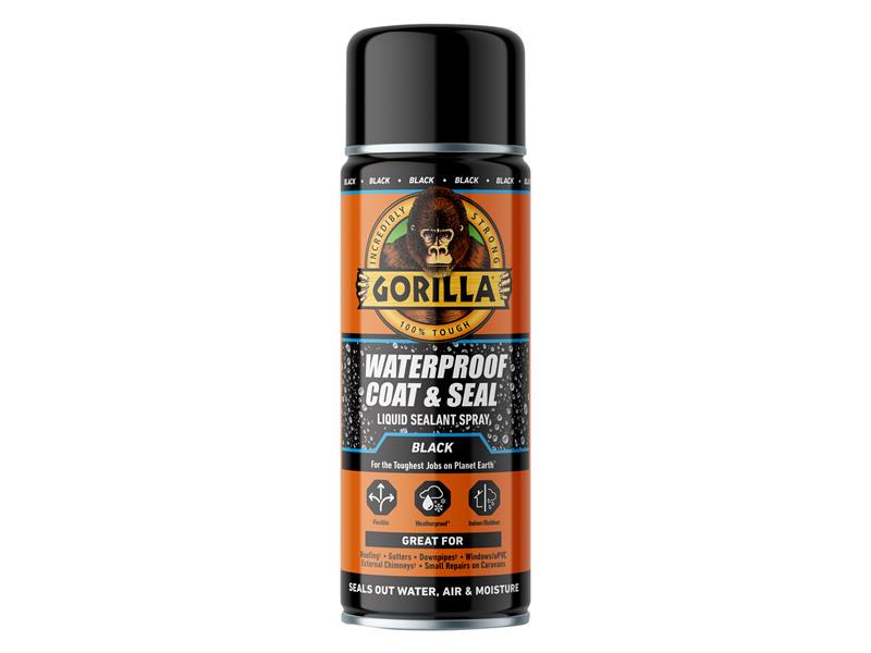 Waterproof Coat & Seal Spray Black 450ml                                        