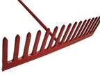 Asphalt Rake 16 Flat Teeth - Tubular Steel Shaft                                