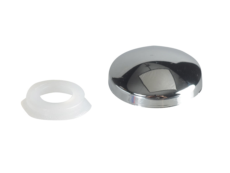 Domed Cover Cap Chrome No. 6-8 Forge Pack 20                                    