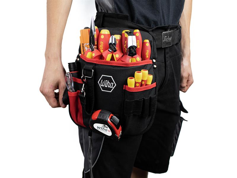 electrician Tool Set, 18 Piece (inc. Belt Pouch)