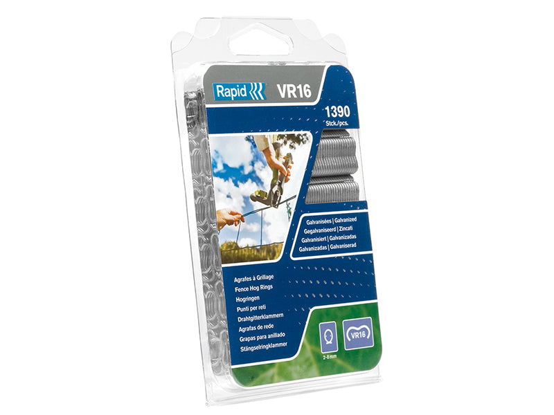 VR16 Fence Hog Rings Pack 400 Green