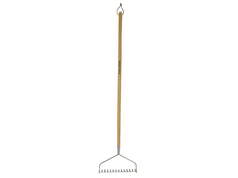 Stainless Steel Long Handled Soil Rake, FSC®                                    